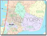 5 Digit Zip Code County Maps