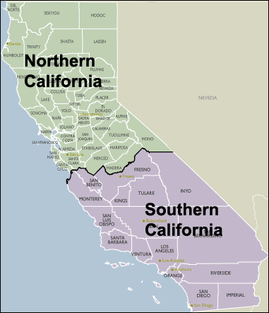 County 3 Digit Zip Code Maps of California