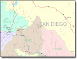 5 Digit Zip Code Metro Area Maps