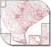 State Sectional 3 Digit Zip Code Maps