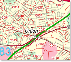 Postal Data Maps Example 2