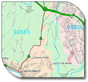 County Zip Code Maps