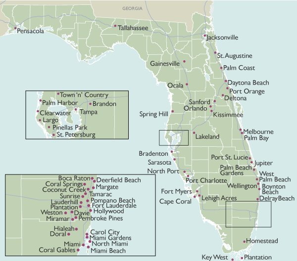 City Map of Florida