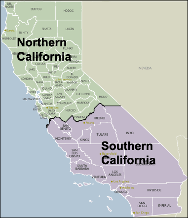 County Map of California