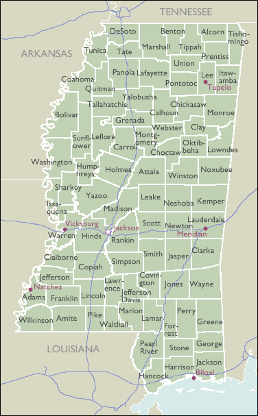 Zip Code Map Of Mississippi County Zip Code Maps of Mississippi