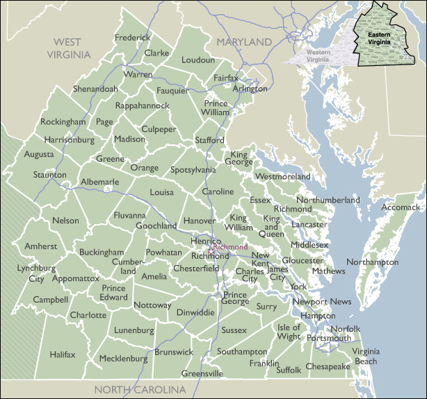 33 Zip Codes Map Virginia - Maps Database Source