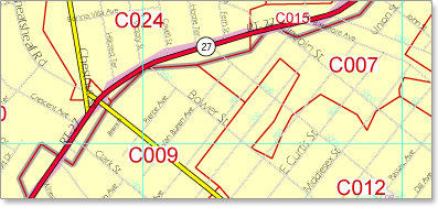 Carrier Route Maps Example 1