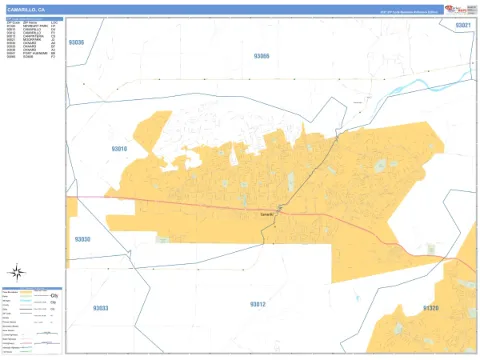 Camarillo, CA city map