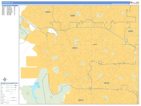Cupertino, CA city map