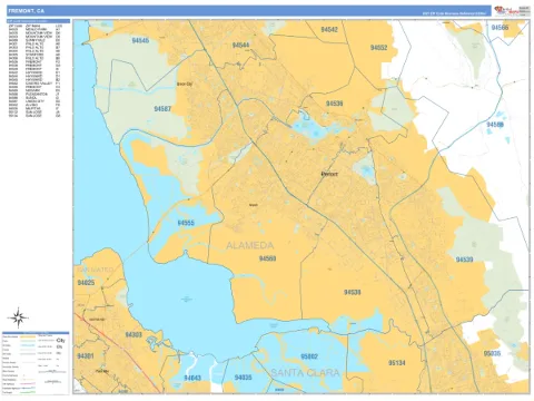Fremont, CA city map