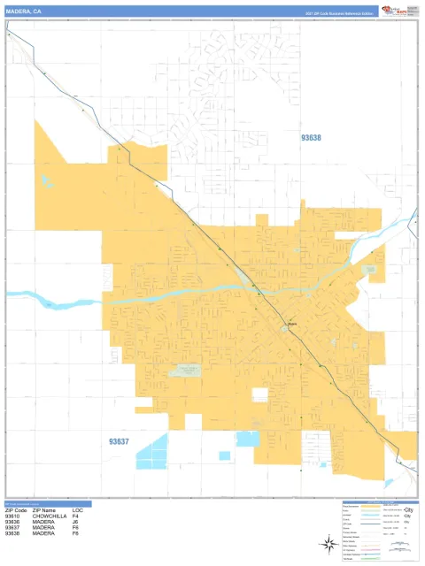 Madera, CA city map