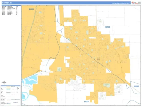 Manteca, CA city map