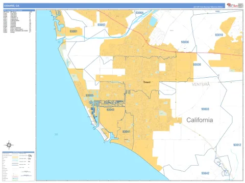 Oxnard, CA city map