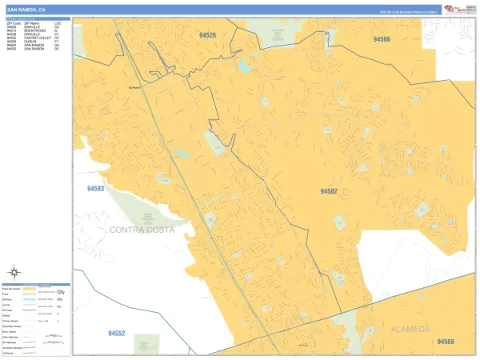 San Ramon, CA city map