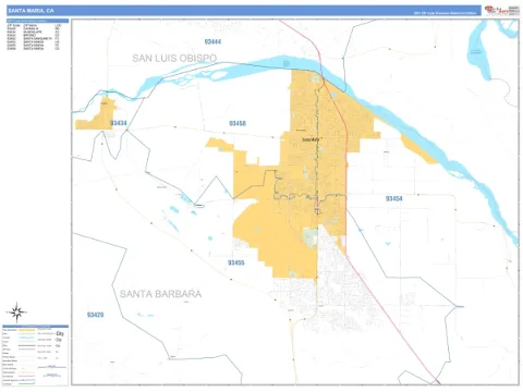 Santa Maria, CA city map