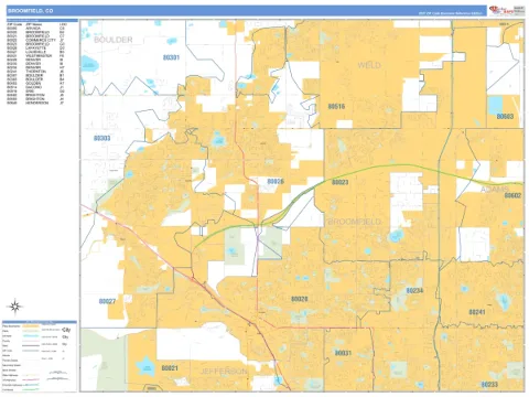 Broomfield, CO city map