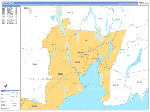 New Haven, CT city map