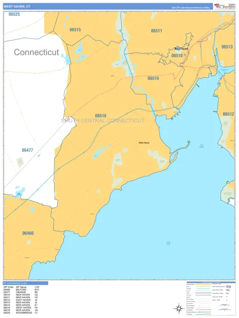 West Haven, CT city map