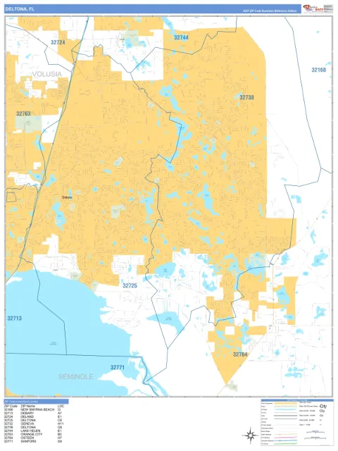 Deltona, FL city map