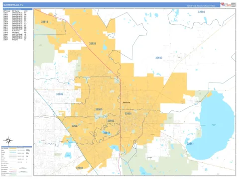 Gainesville, FL city map