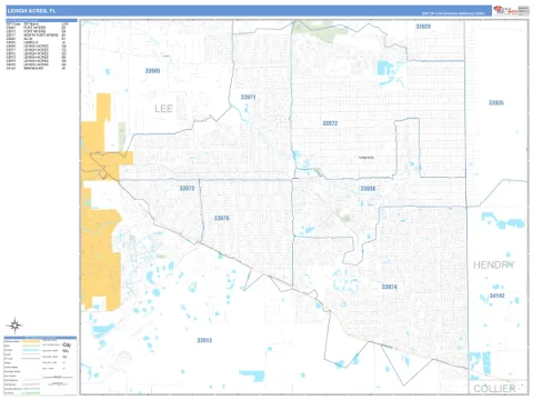 Lehigh Acres, FL city map