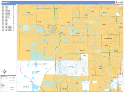 Miramar, FL city map
