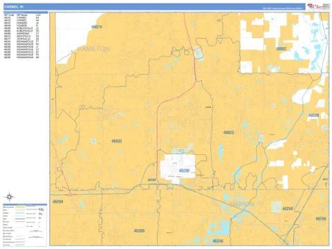 Carmel, IN city map