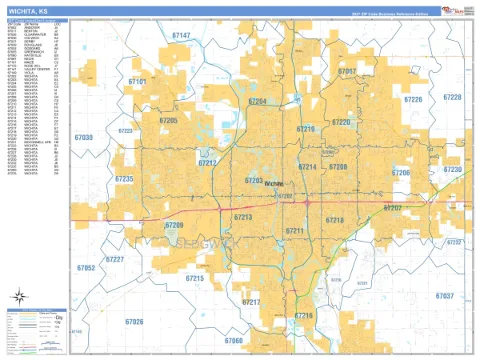 Wichita, KS city map