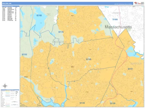 Malden, MA city map