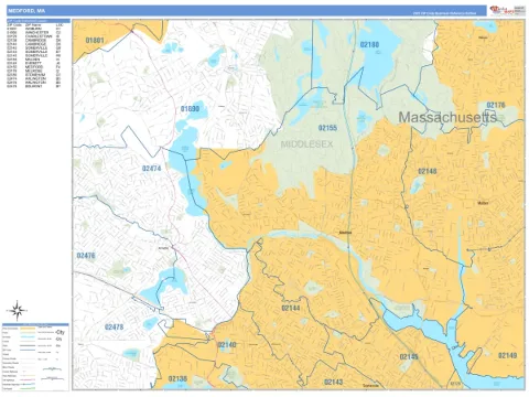 Medford, MA city map