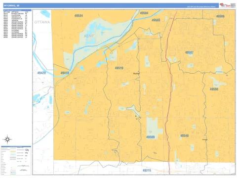 Wyoming, MI city map