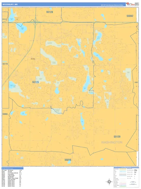 Woodbury, MN city map
