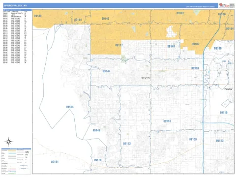 Spring Valley, NV city map