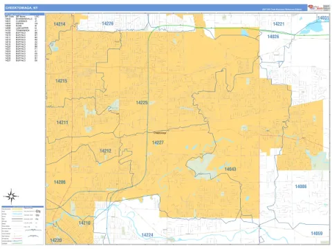 Cheektowaga, NY city map