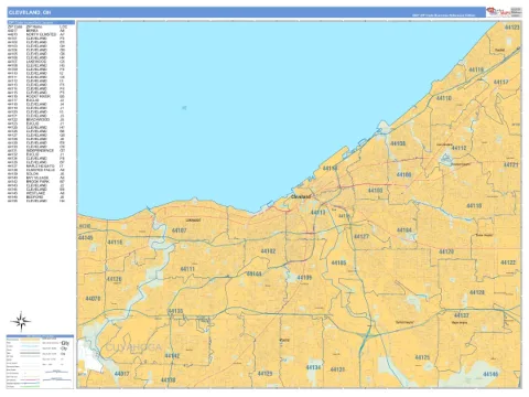 Cleveland, OH city map