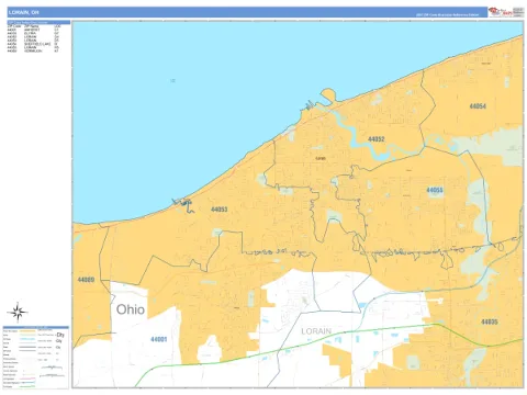 Lorain, OH city map