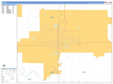 Enid, OK city map