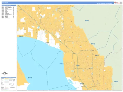 Orem, UT city map