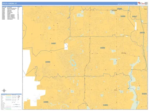 South Jordan, UT city map
