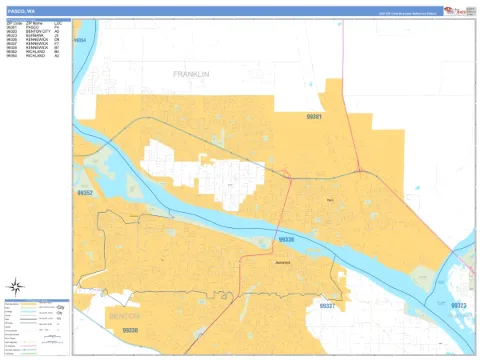 Pasco, WA city map