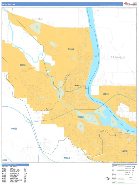 Richland, WA city map