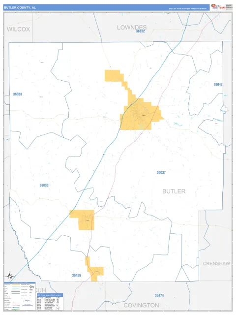 Butler County, AL map