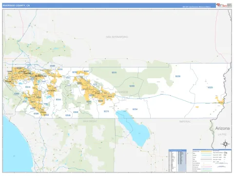 Riverside County, CA map