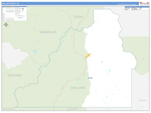 San Juan County, CO map