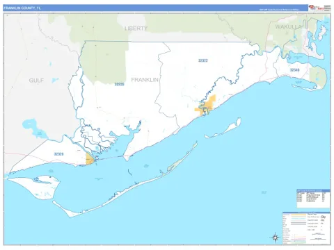 Franklin County, FL map