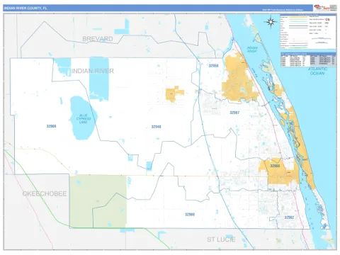 Indian River County, FL map
