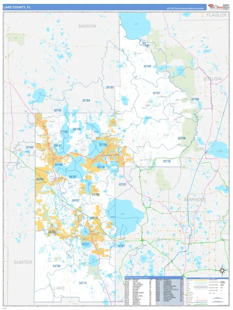Lake County, FL map