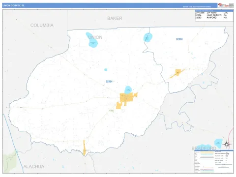 Union County, FL map