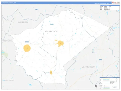Glascock County, GA map