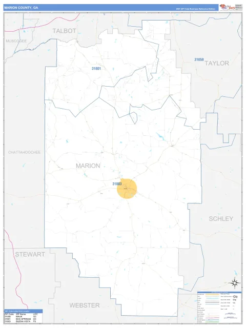 Marion County, GA map